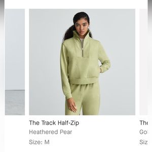 Everlane Quarter Zip Sweatshirt Size M